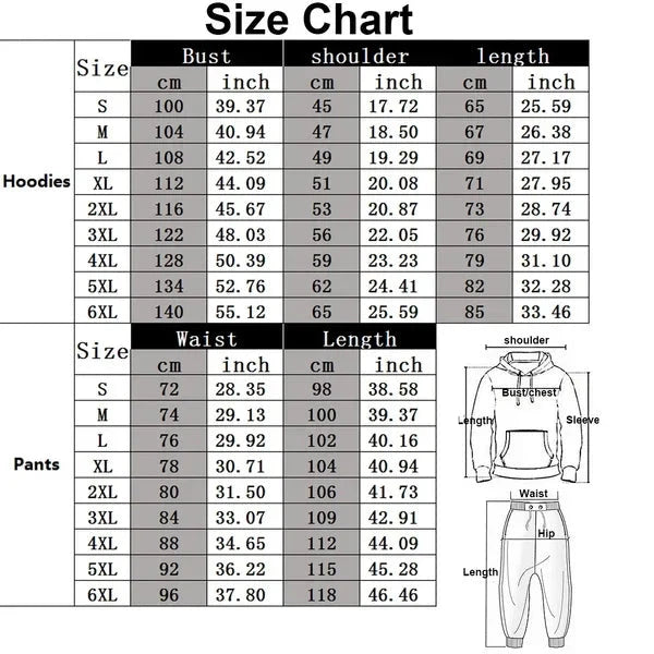 Camouflage Hunting Hoodie Sweatshirt - Tracksuit Set