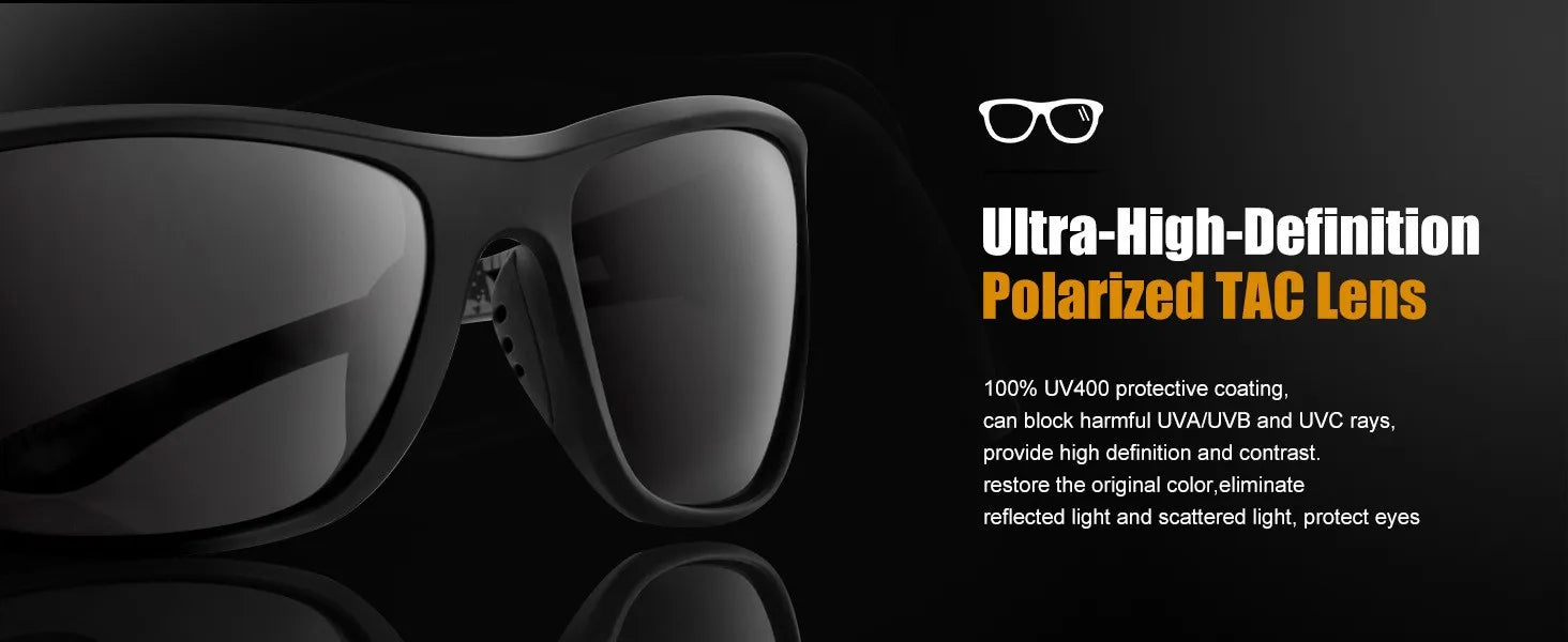 Polarized Sunglasses Casual Unisex Brown