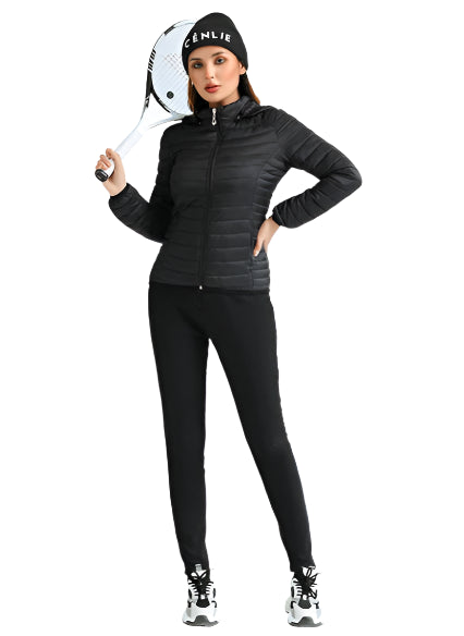 Women’s Lightweight Hooded Puffer Jacket – Warm, Waterproof & Stylish