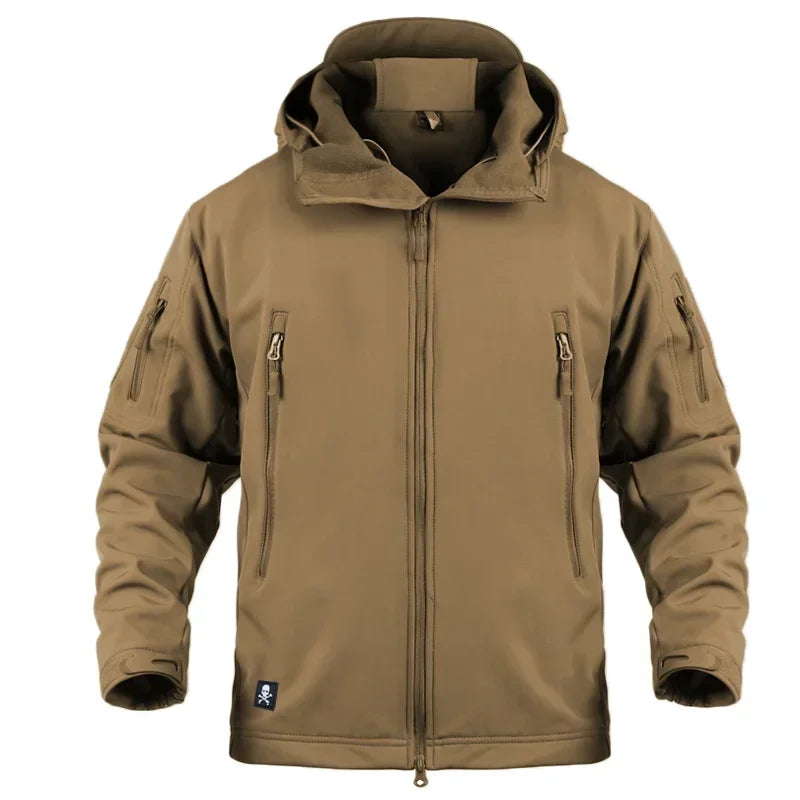 Men's High-Quality Soft Shell Hooded Coat