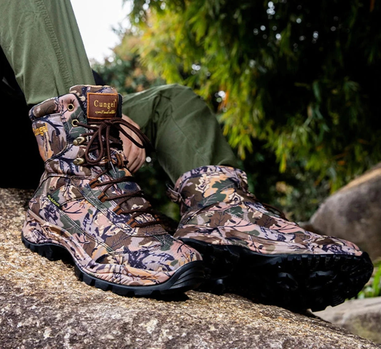 Men's High Top Camouflage Hunting Boots – Your Ultimate Outdoor Companion