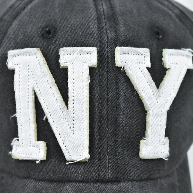 Retro-Style New York Snapback Baseball Cap