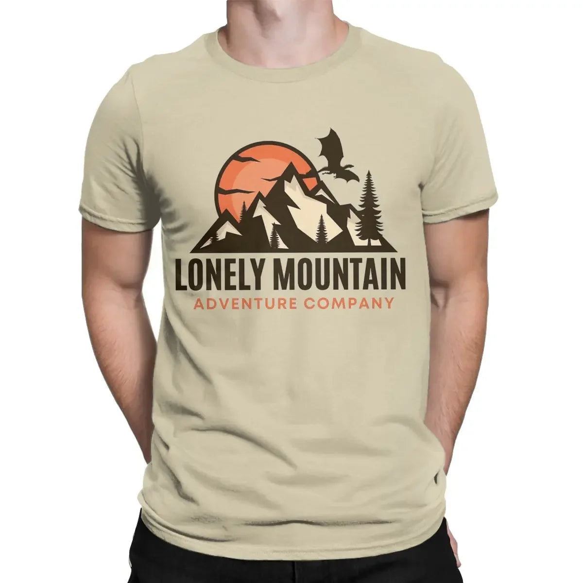 Lonely Mountain Lord of the Rings inspired T-Shirt, 100% Cotton