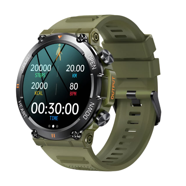 Rugged Military Smart Watch Men For Android Ios Sports Watches 1.39'' Bluetooth Call Waterproof 2023 Original Smartwatch