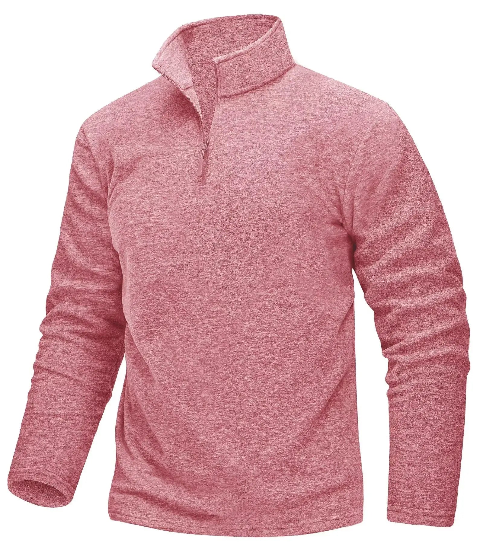 Men's 1/4 Zipper Fleece Pullover – Perfect for Spring Adventures