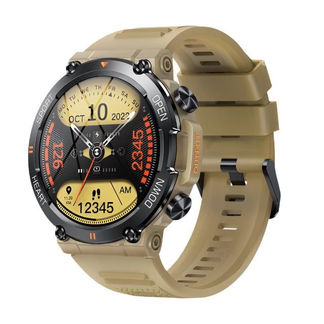 Rugged Military Smart Watch Men For Android Ios Sports Watches 1.39'' Bluetooth Call Waterproof 2023 Original Smartwatch