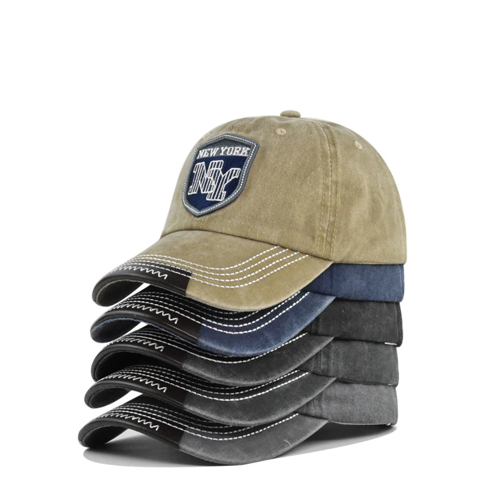 Retro-Style New York Snapback Baseball Cap