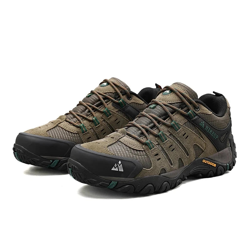 Men's Hiking Shoes – Suede Leather Outdoor Footwear