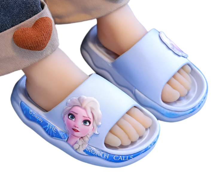 Disney Elsa Princess Children's Slippers – Soft, Anti-Slip, & Waterproof