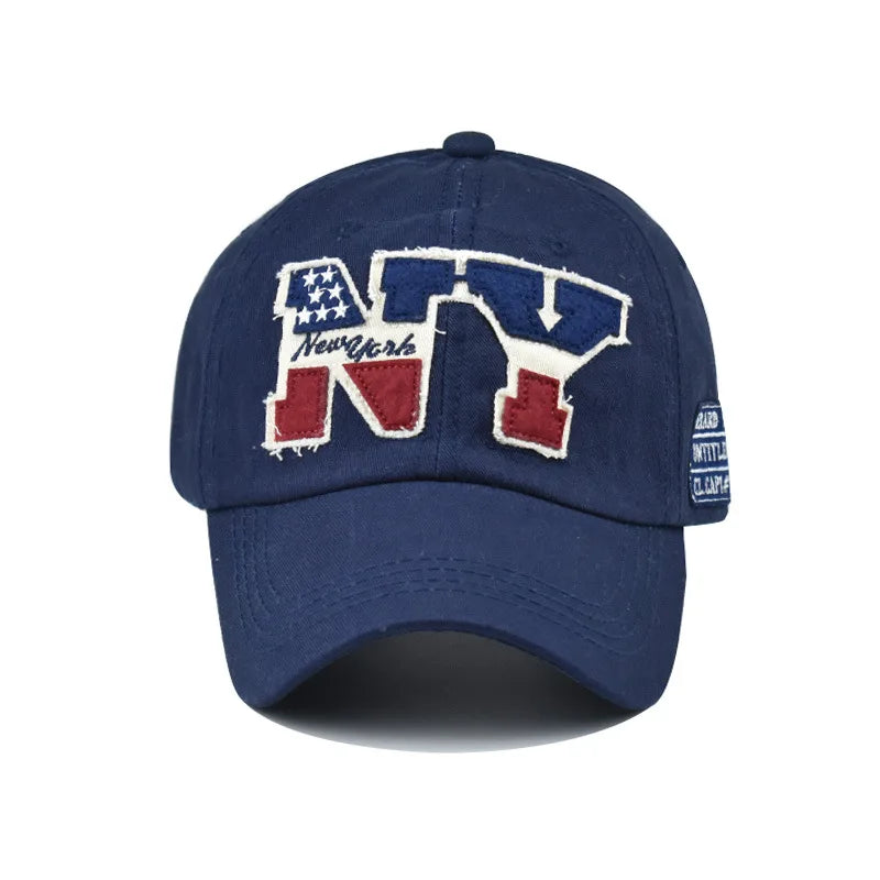 Retro-Style New York Snapback Baseball Cap