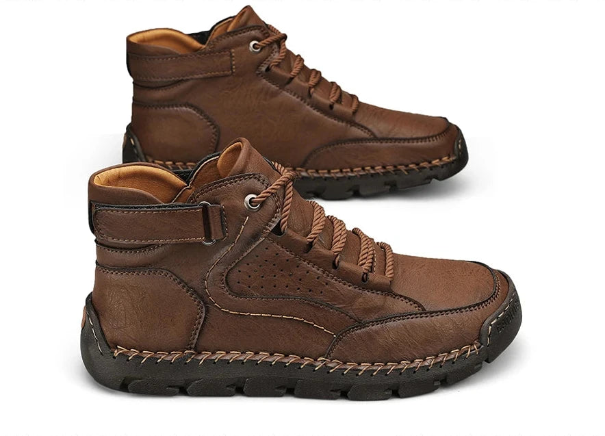 Leather Men’s Winter Boots | Handmade Ankle Boots