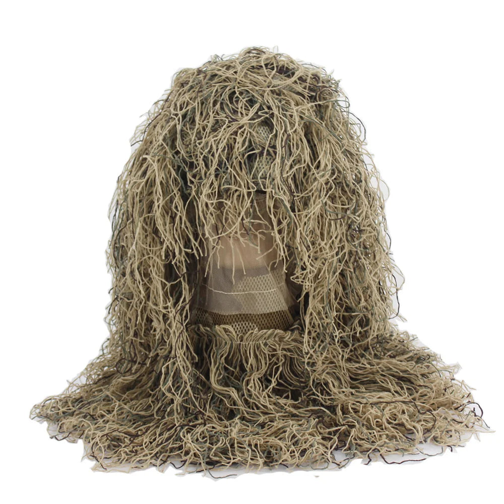 3D Tactical Airsoft Sniper Ghillie Suit Hood