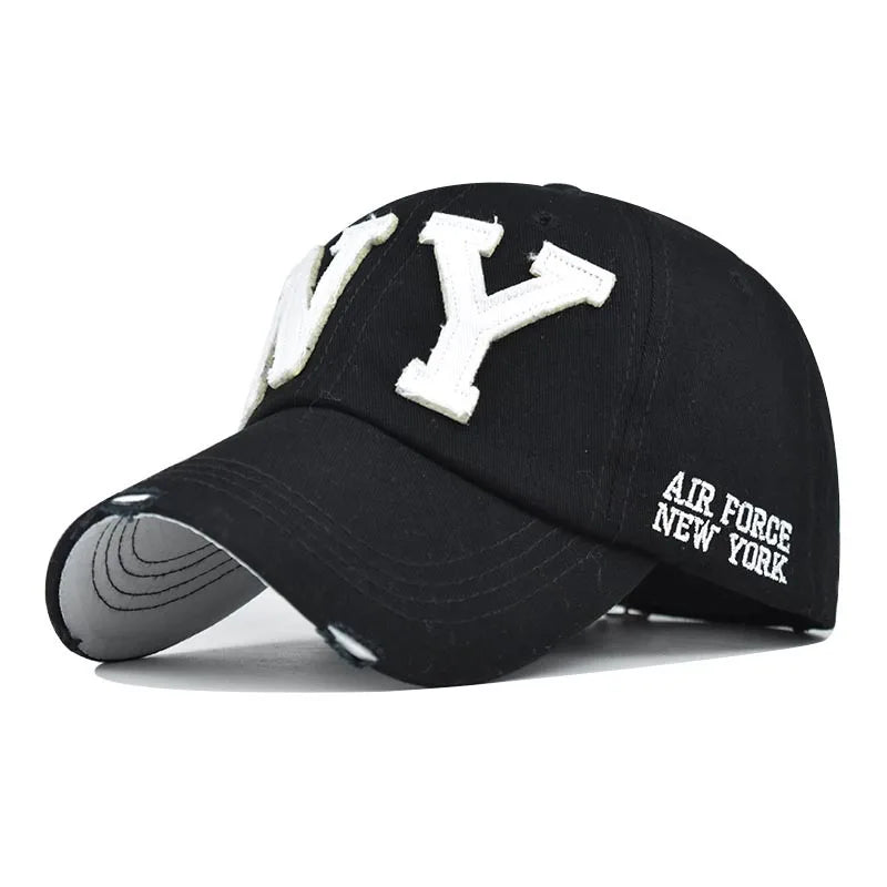 Retro-Style New York Snapback Baseball Cap