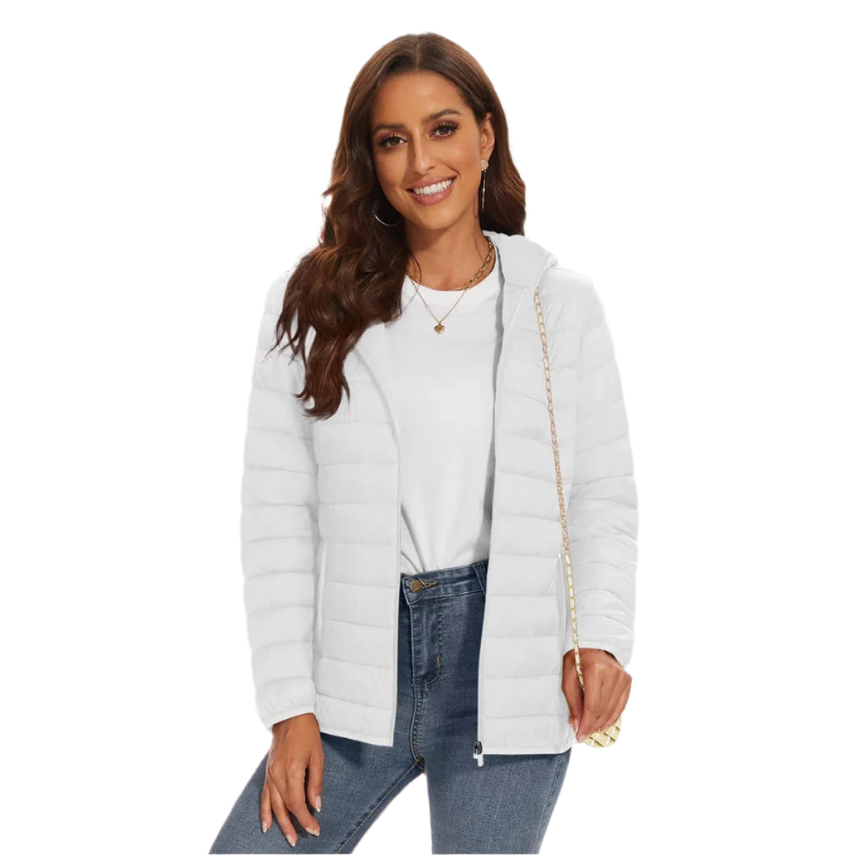 Lightweight Hooded Puffer Jacket – Warm, Waterproof & Stylish