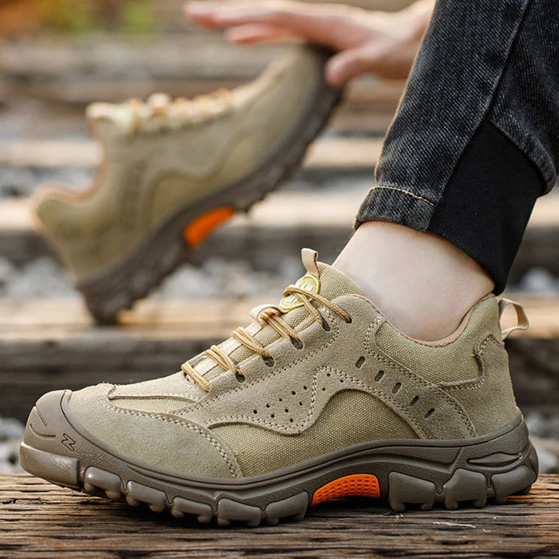 Hiking Training Shoes / Sneakers – Steel Toe Cap and Puncture-Proof Protection