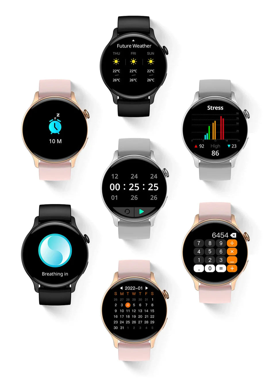 Smart Watch – Always-On Display & Voice Calling