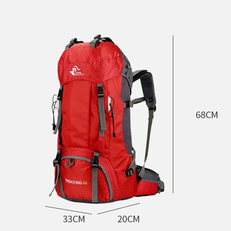 60L Mountaineering Bag – Durable Hiking Backpack