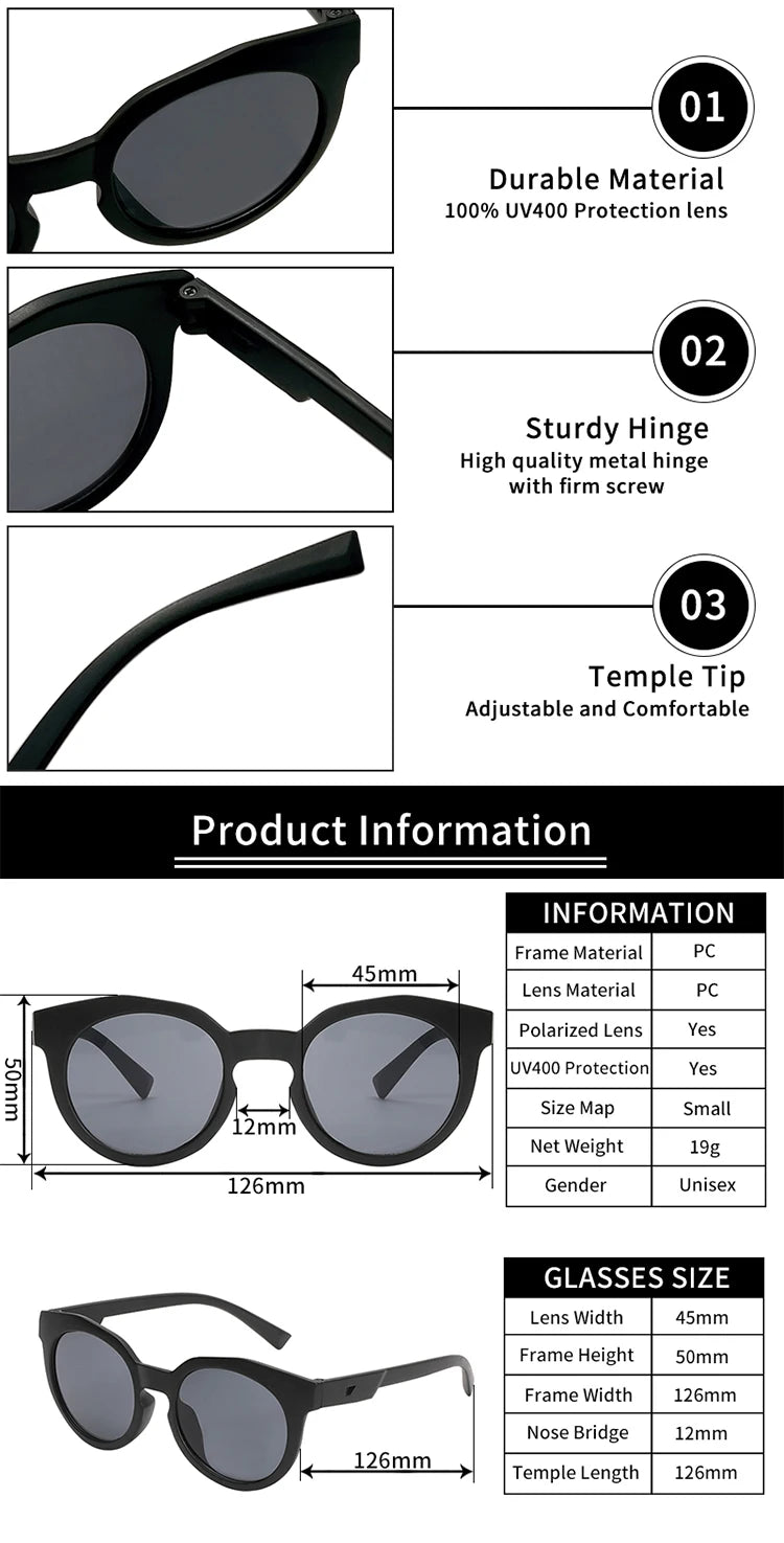 2023 Kids Personality Classic Outdoor Sun Protection Sunglasses Boys Girls Colors Protect Eyes Baby UV400 Sunglasses Children