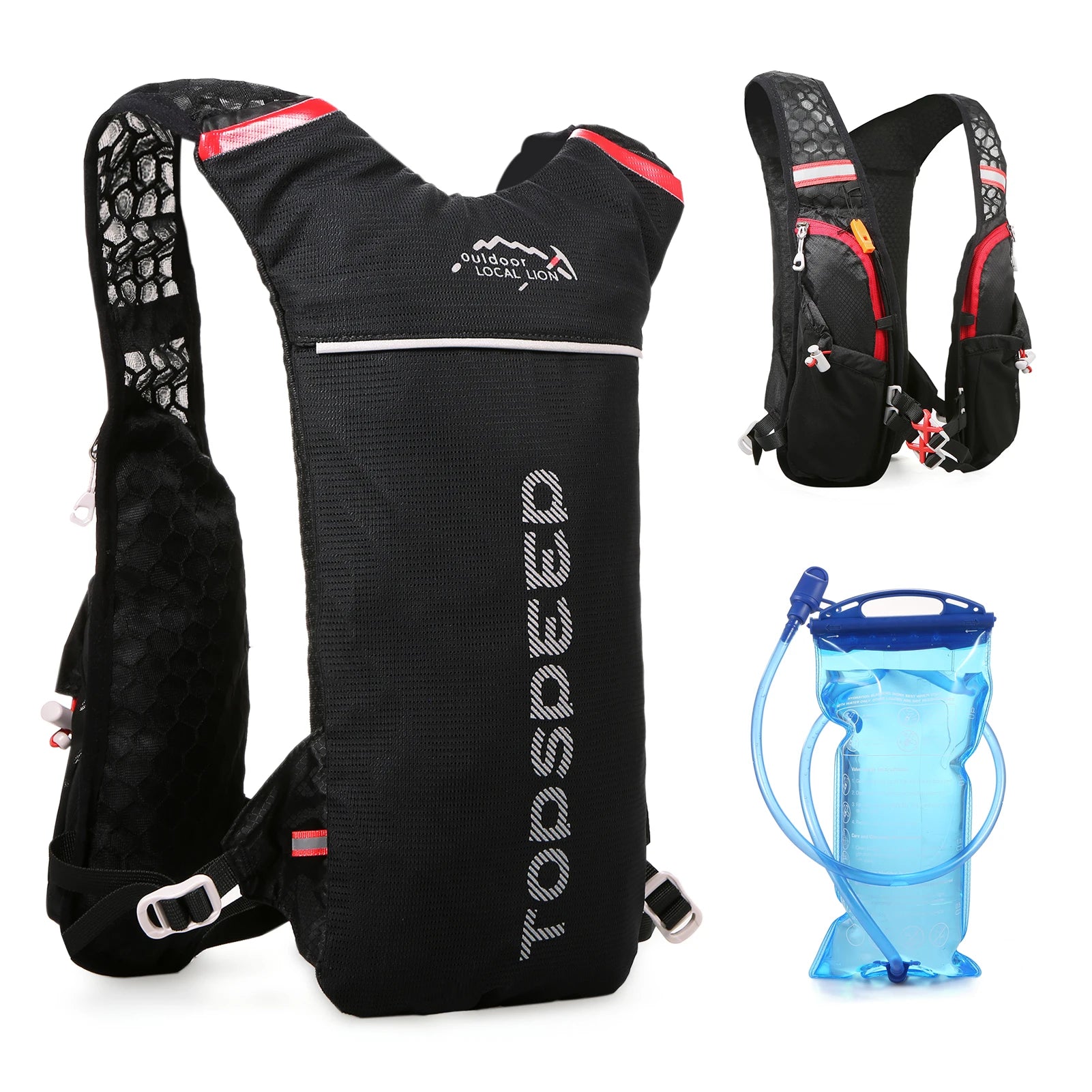 Hydration Pack Backpack with 2L Water Container: Lightweight Comfort for Active Adventures