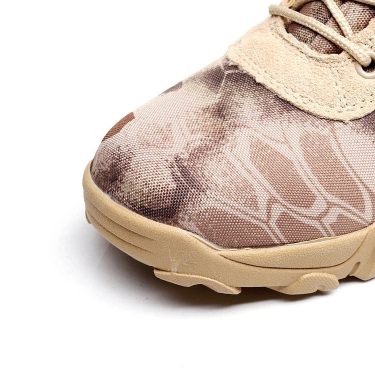 High-Top Tactical Boots – Camouflage & Durable for Outdoor Adventures