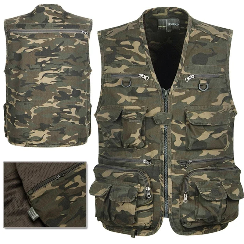Camouflage Fishing Hunting Vest