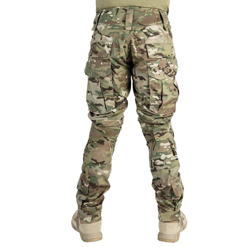 Men’s Tactical Combat Pants with Knee Pads – Built for the Bold