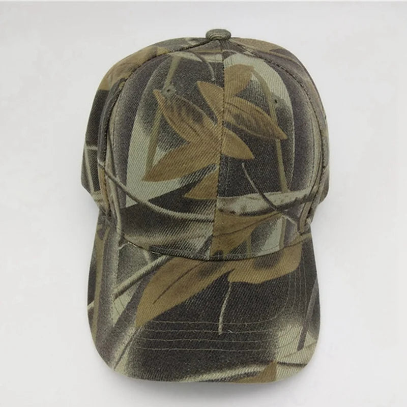 Unisex Jungle Leaves Camouflage Baseball Cap