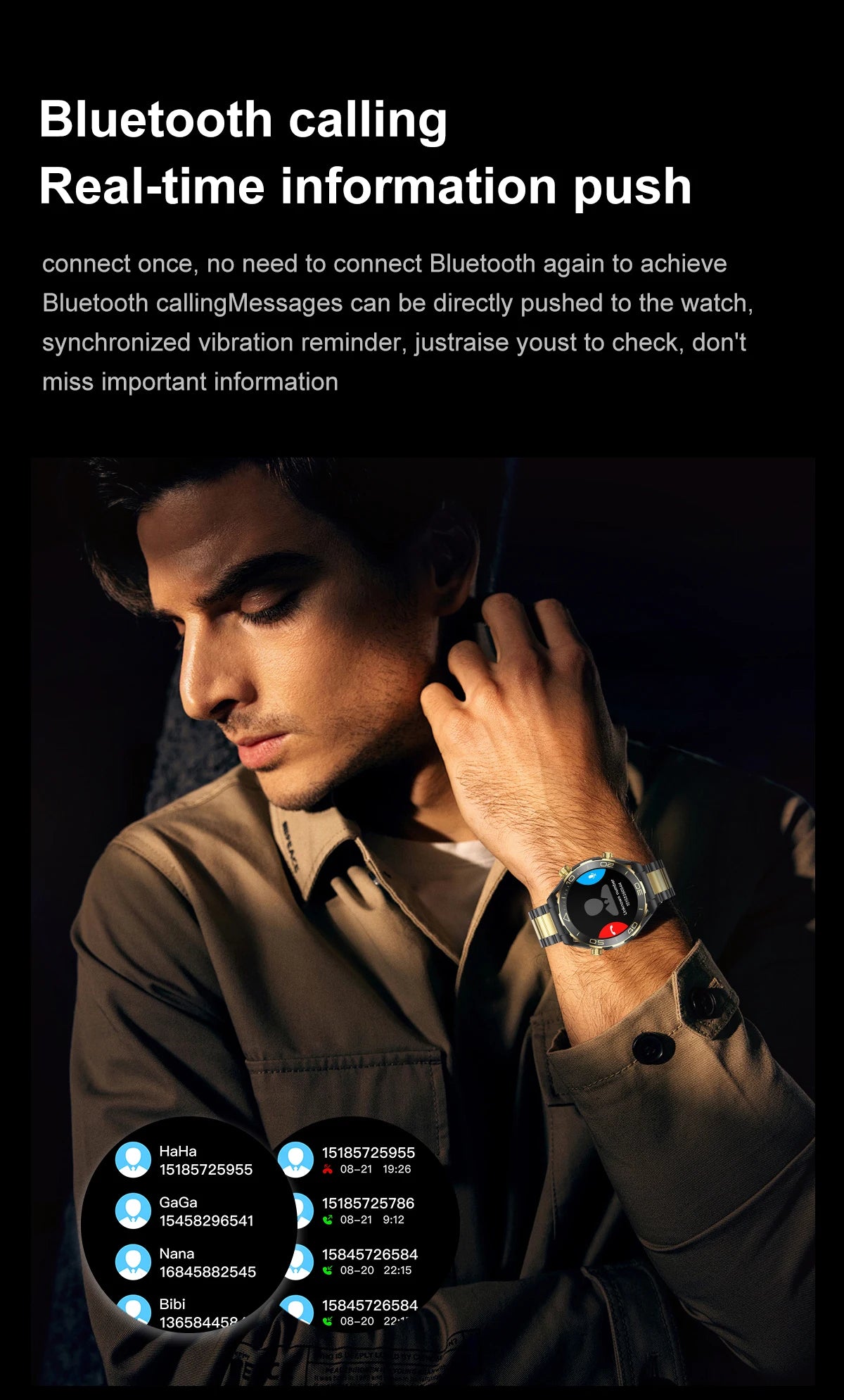 Men's Z91 Pro Max Smart Watch – HD Screen & AI Voice Assistant