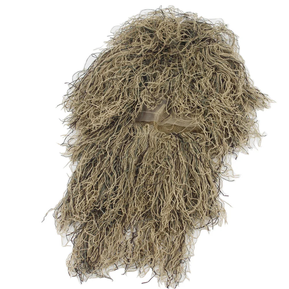 3D Tactical Airsoft Sniper Ghillie Suit Hood