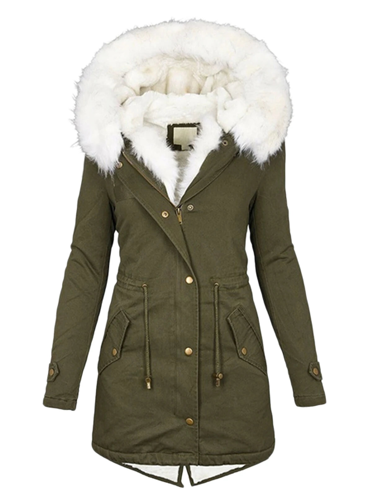 Long Parka Jacket – Thick & Stylish for Autumn and Winter