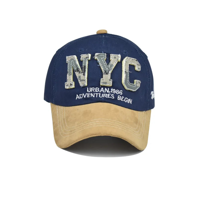 Retro-Style New York Snapback Baseball Cap