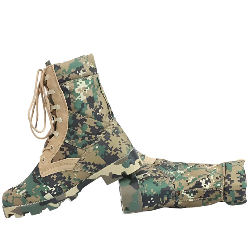 Tactical High-Top Boots – Shock-Absorbing and Durable for Outdoor Adventures