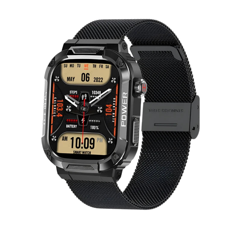 2024 Military-Grade Smartwatch – Rugged, Waterproof, and Ready for Action