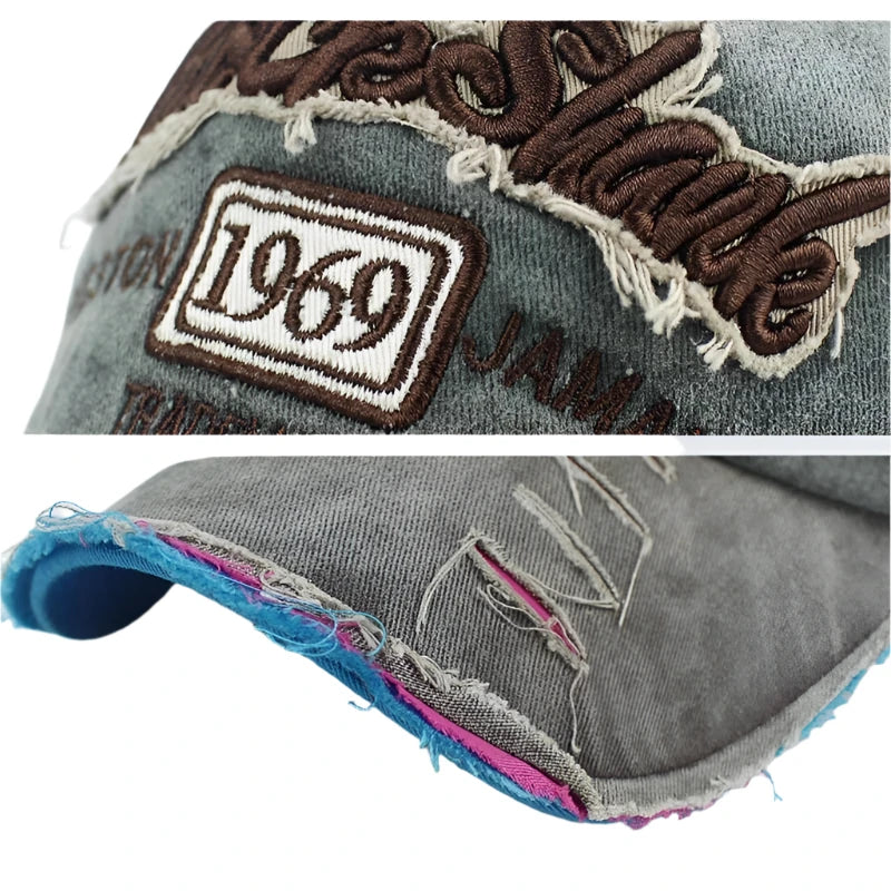 Vintage 1969 Embroidered Baseball Cap – Unisex Style with a Classic Twist