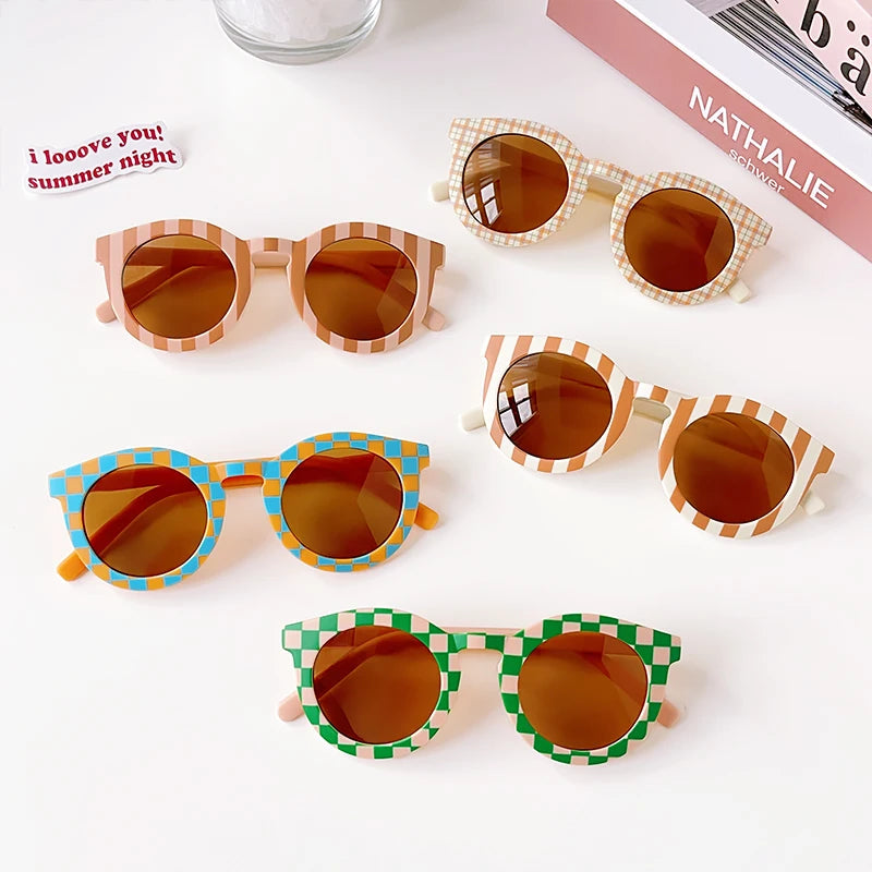 2023 Kids Personality Classic Outdoor Sun Protection Sunglasses Boys Girls Colors Protect Eyes Baby UV400 Sunglasses Children