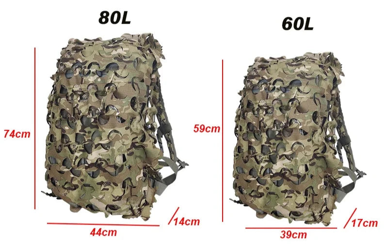 3D Camo Net Backpack Cover – Ultimate Camouflage Protection
