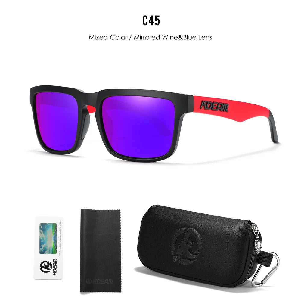 Polarized Square Sunglasses – Stylish & Durable for Men and Women