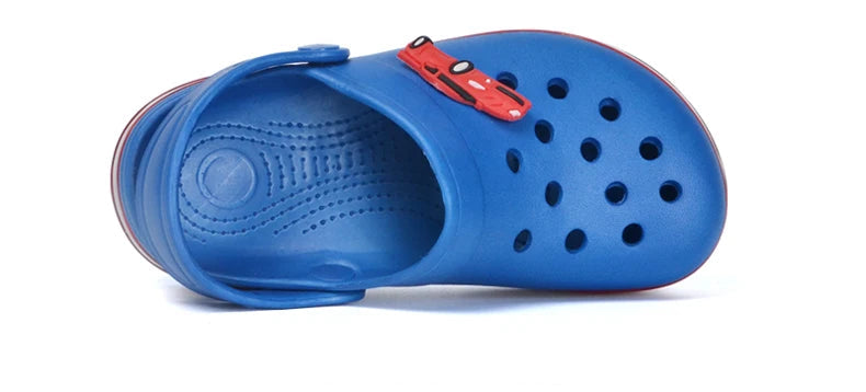 LED Light-Up Kids' Crocs Style Hole Sandals – Breathable & Waterproof Summer Shoes