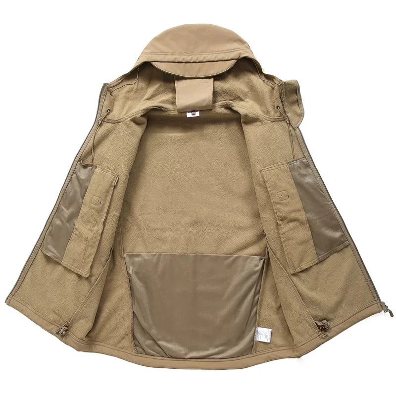 Men's High-Quality Soft Shell Hooded Coat