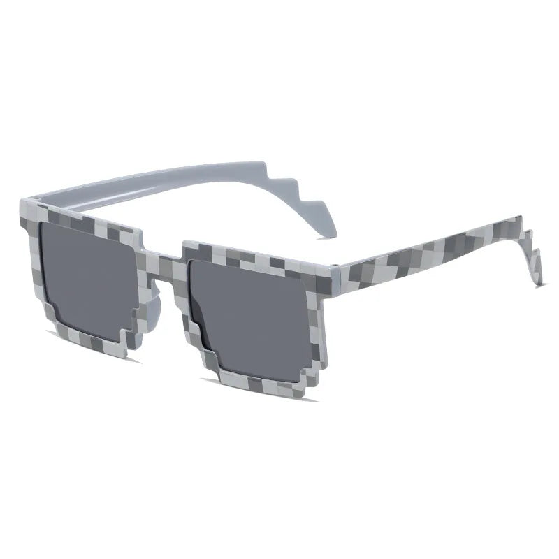 New Fashion Minecraft Style Pixel Sunglasses – Fun, Retro, and Eye-Catching!
