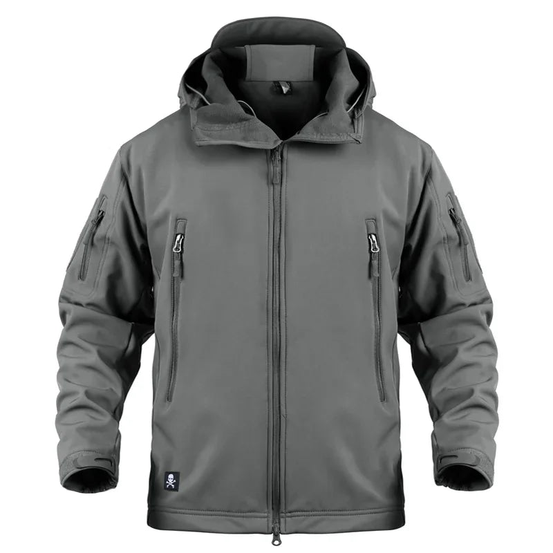 Men's High-Quality Soft Shell Hooded Coat