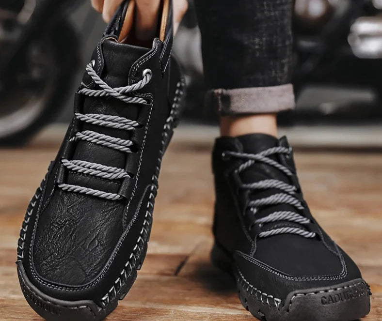 Leather Men’s Winter Boots | Handmade Ankle Boots