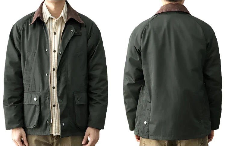 New Style Waxed Jacket perfect for Shooting, Fishing and Outdoor Adventures