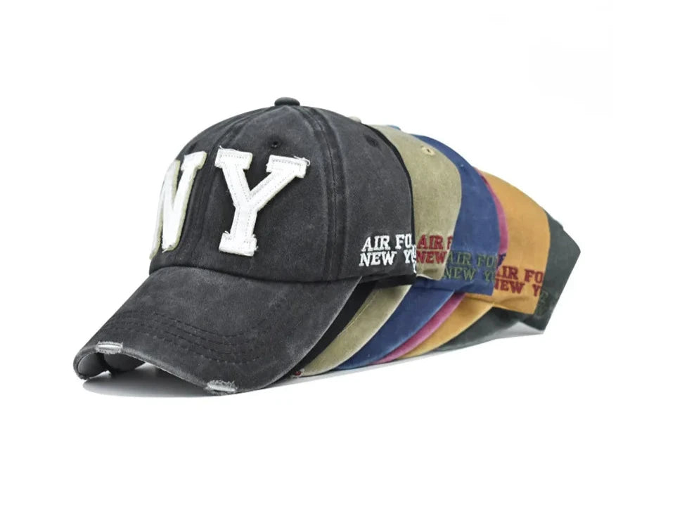 Retro-Style New York Snapback Baseball Cap