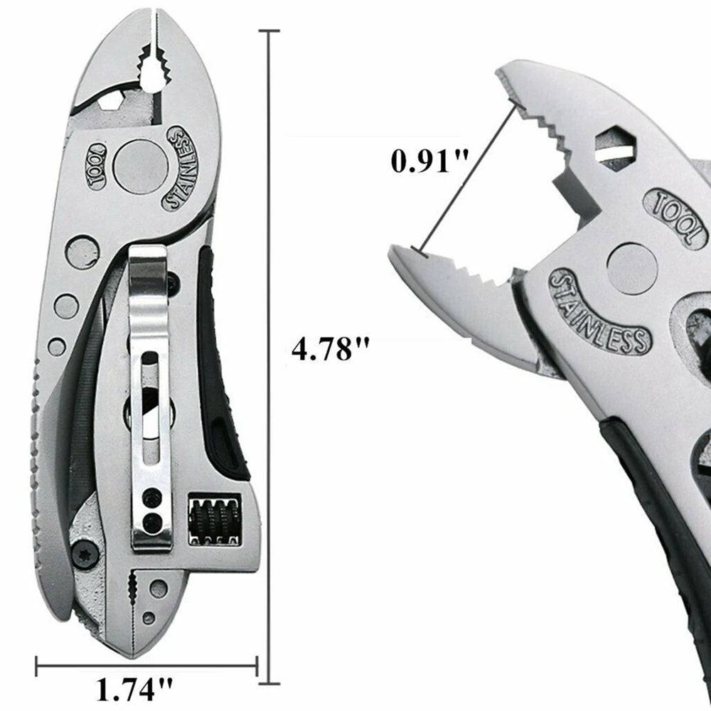 Portable Pocket Multitool Pliers - Compact & Reliable