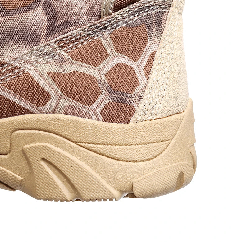 High-Top Tactical Boots – Camouflage & Durable for Outdoor Adventures