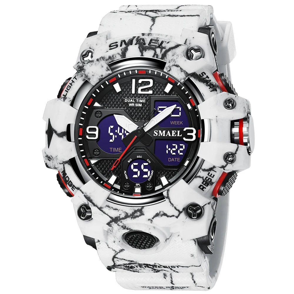 New Camouflage Military Watch – Outdoor Sport, Waterproof & Multi-Function