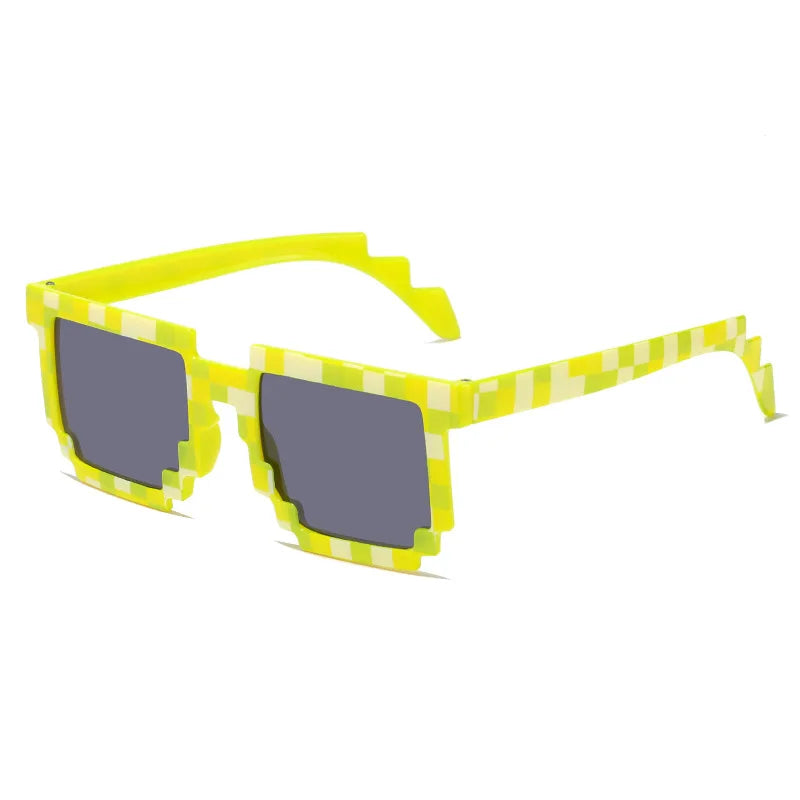 New Fashion Minecraft Style Pixel Sunglasses – Fun, Retro, and Eye-Catching!