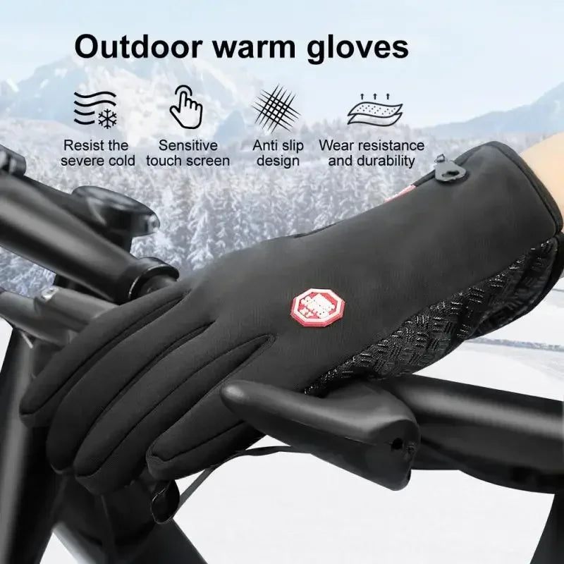 Winter Warm Gloves – Thermal Outdoor Sports Gloves for Hiking, Biking, Skiing and More