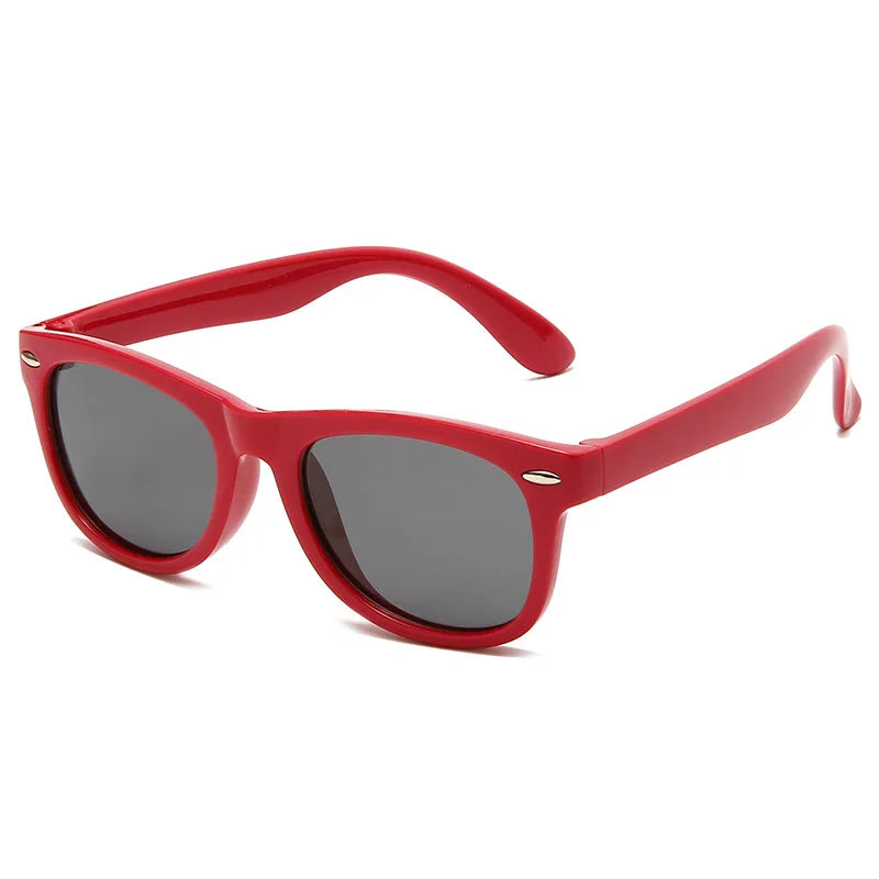 Classic Kids Silicone Sunglasses – Durable UV400 Protection for Boys & Girls